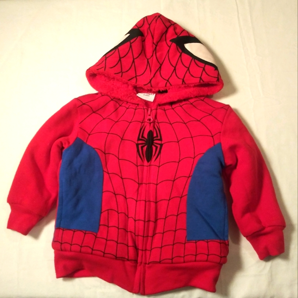 Spiderman sherpa lined hoody